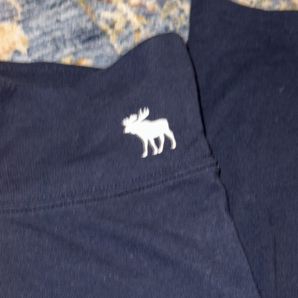 Abercrombie kids Abercrombie & fitch navy blue girls/youth/kids leggings 9/10 - Picture 10 of 15